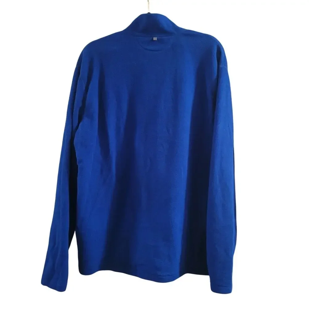 Polo Ralp Lauren Performance Mens Navy Blue 1/4 Zip Sweater Sweatshirt XL